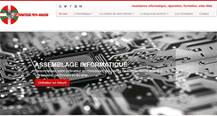 Desktop Screenshot of informatiquepaysbasque.com